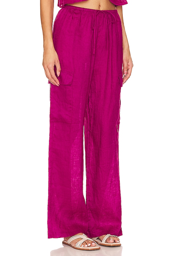 view 2 of 4 Sundown Cargo Pant in Berry
