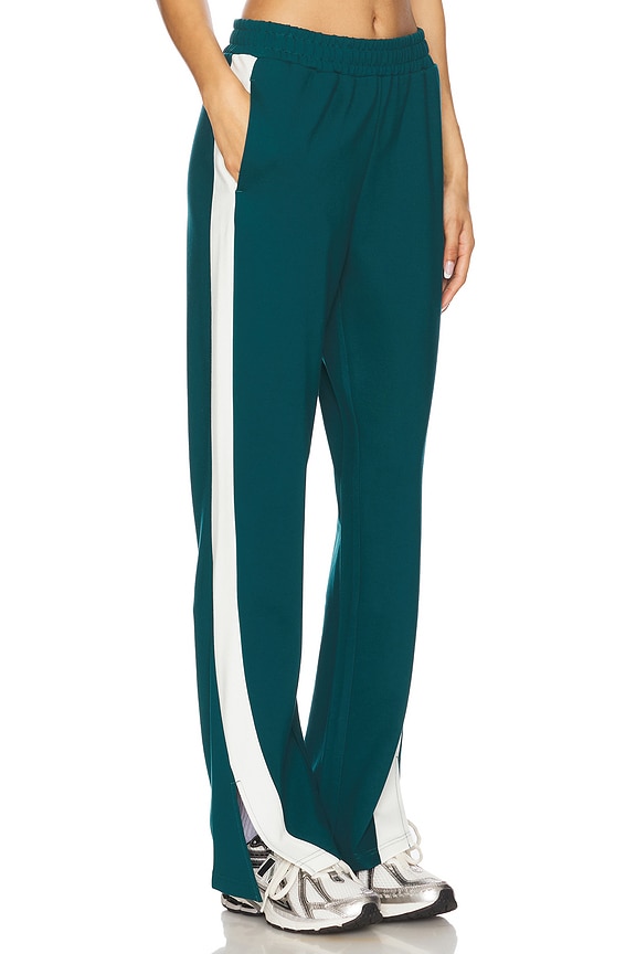 view 2 of 6 Back To Back Pant in Deep Teal & Cream