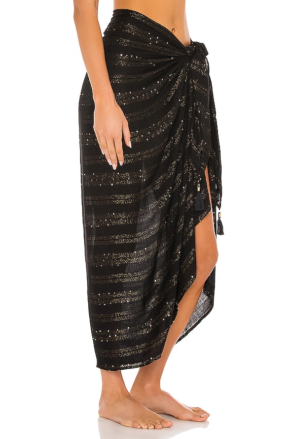 view 2 of 5 Calista Sarong in Black