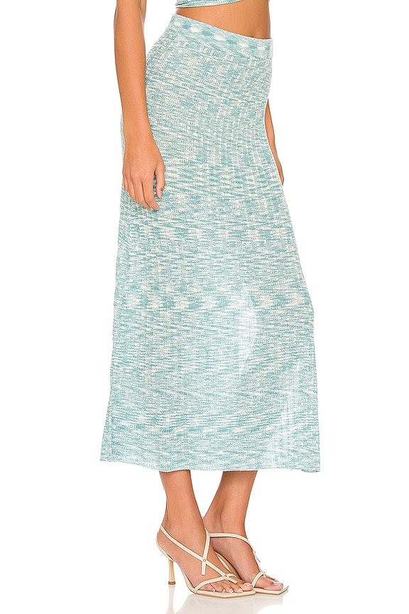 view 2 of 4 Zephyr Midi Skirt in Poolside