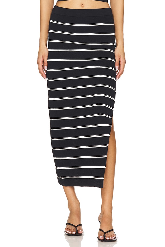 view 2 of 6 Amalfi Skirt in Vista Point Stripe