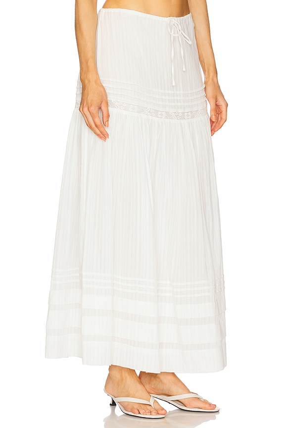 view 2 of 6 Reia Skirt in White