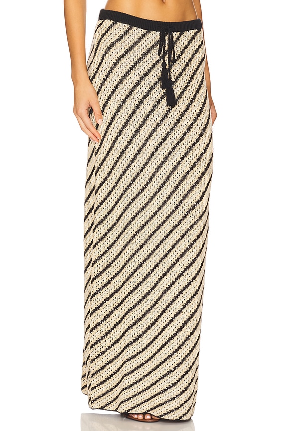 view 2 of 6 La Bianca Skirt in Tip The Scales Stripe