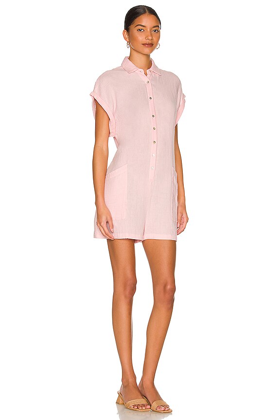 view 2 of 3 Romper Mika in Rose Quartz