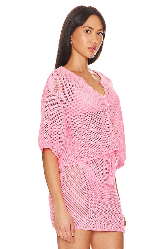 view 2 of 4 Coast Is Clear Top in Guava