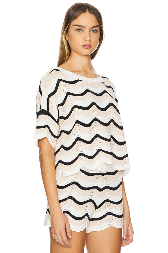 view 2 of 4 Make Waves Sweater in Costa Nova Waves