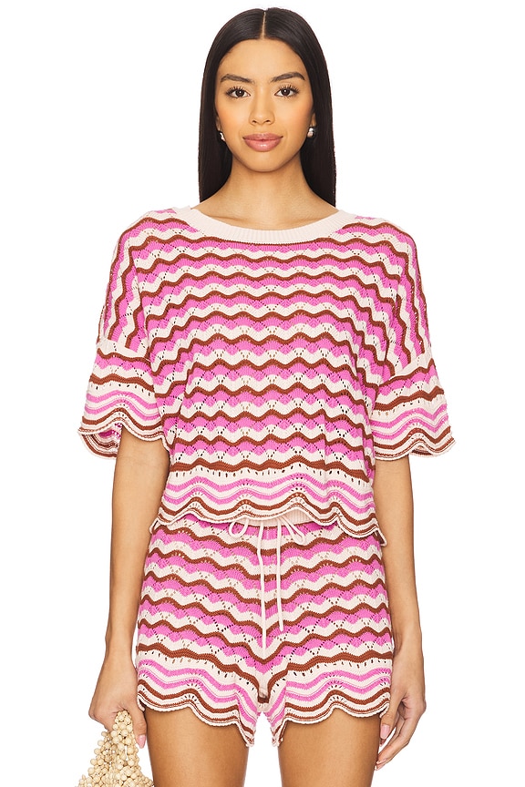 view 2 of 6 Sunchaser Top in Shell Yeah Crochet