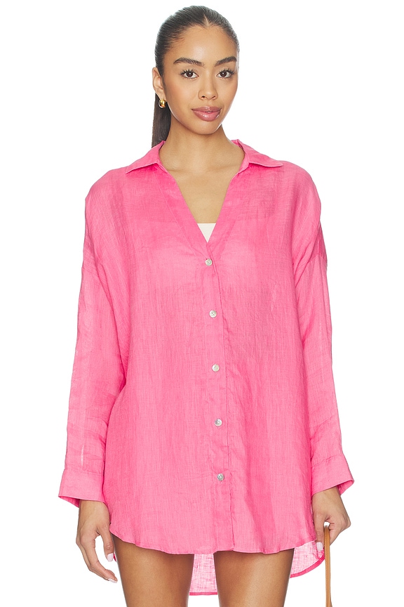 view 2 of 5 CHEMISE RIO in Hottest Pink