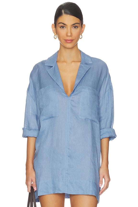 view 1 of 4 Oasis Tunic in Chambray