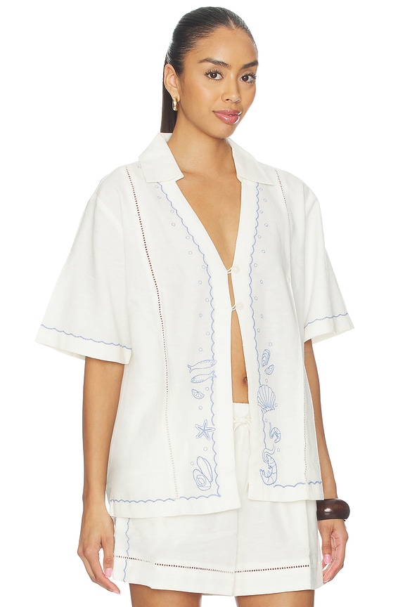view 2 of 5 La Mer Shirt in Cream
