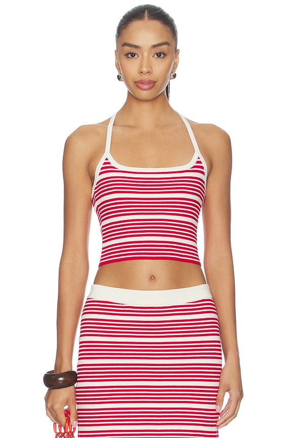view 1 of 4 Positano Top in Superbloom Stripe