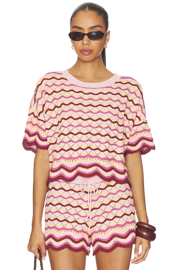 view 1 of 5 Sunchaser Top in Berry Spritz