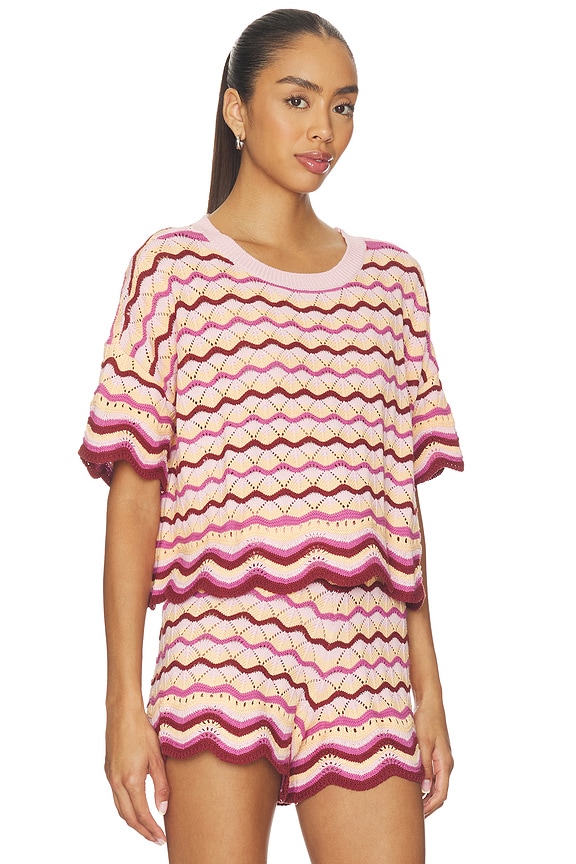 view 2 of 5 Sunchaser Top in Berry Spritz