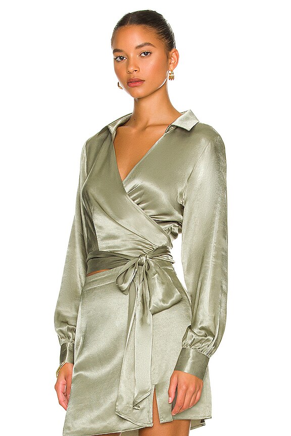 view 2 of 4 GWEN ロングスリーブトップ in Olive