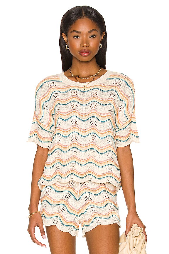 view 1 of 4 Make Waves Sweater Top in Makes Waves Sweater Knit