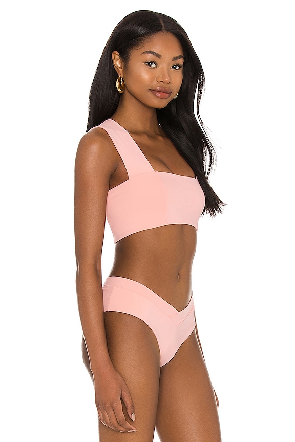 view 2 of 4 Parker Bikini Top in Mellowed Rose