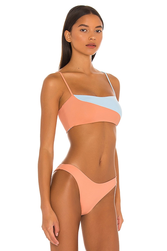 view 2 of 4 TOP BIKINI ARI in Tangy & Blue Sky