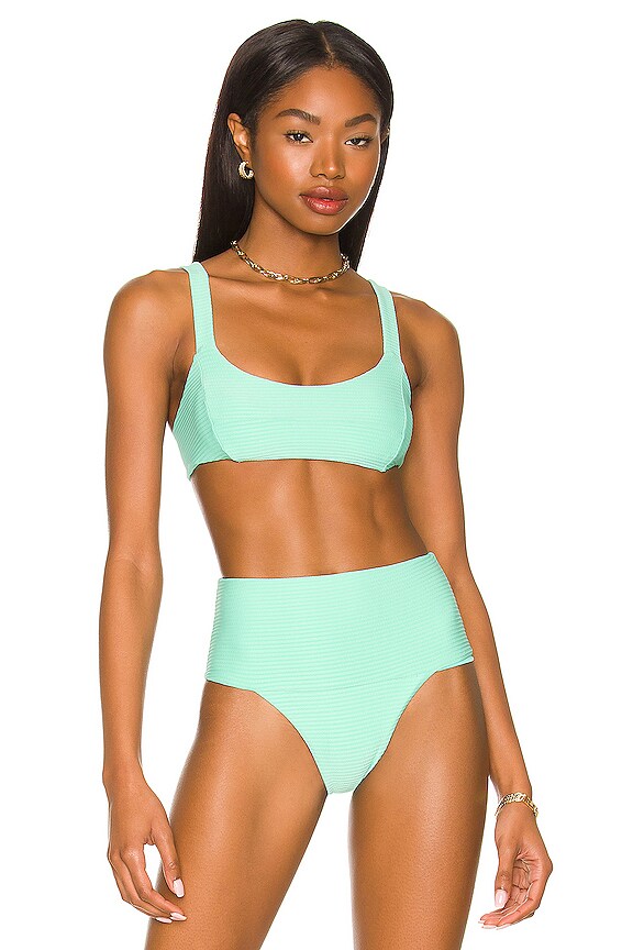 view 1 of 4 Jess Bikini Top in Bright Teal