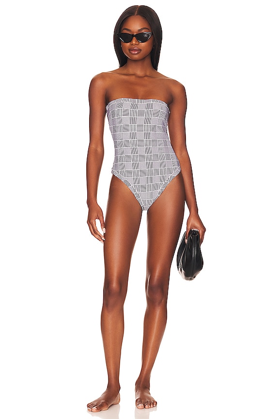 view 1 of 4 La Femme One Piece in Best I Ever Plaid