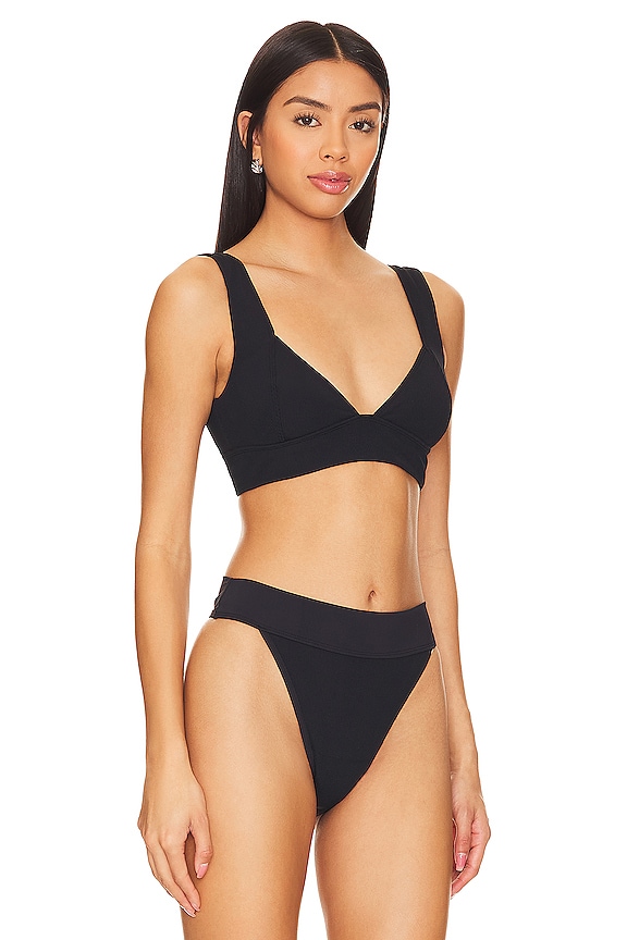 view 2 of 4 Hailey Bikini Top in Black
