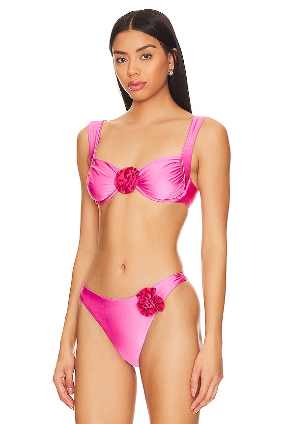 view 2 of 4 Stella Satin Shine Underwire Top in Pink Quartz