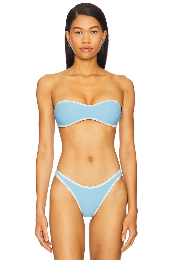 view 2 of 5 TOP BIKINI SELENA in Seaspray & Cream