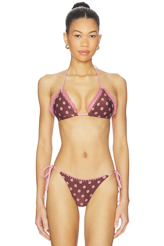 view 1 of 5 Samba Top in On The Stripe Side & Alotta Polka Dot