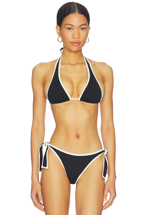 view 1 of 4 Mac Top in Black & Cream