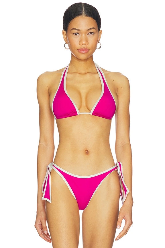 view 1 of 4 Mac Top in Bougainvillea & Cream