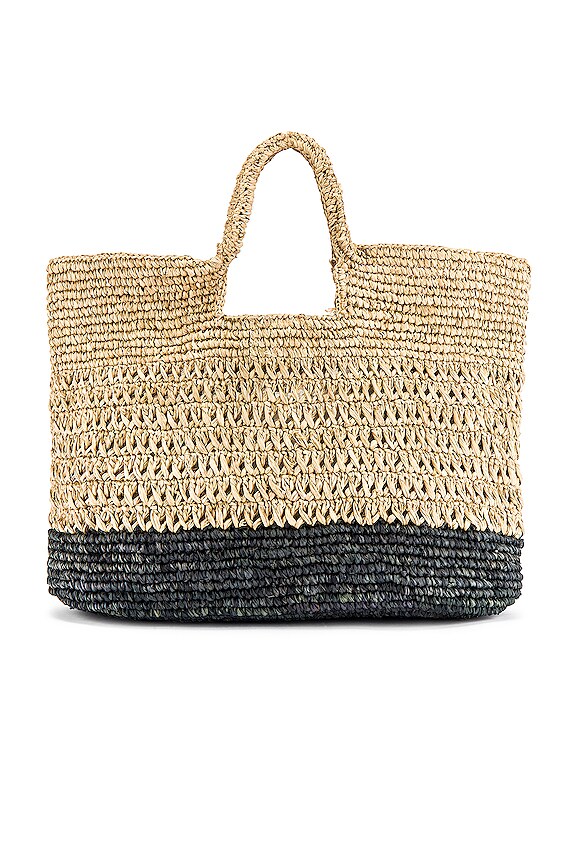 view 2 of 4 Milano Raffia Bag in Black