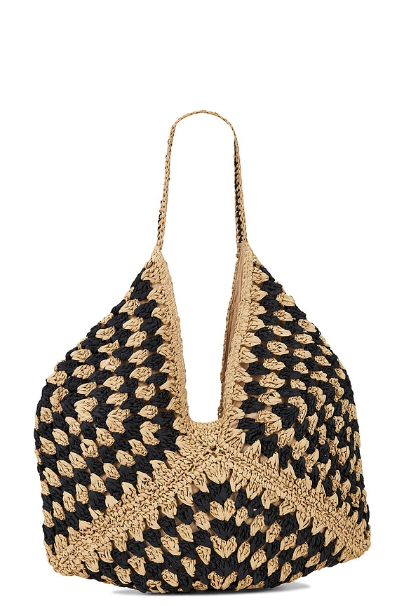 view 2 of 4 Coastline Beach Bag in Natural Black