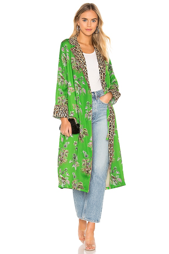 view 2 of 4 VESTIDO ENVOLVENTE VACATION in Emerald Jungle