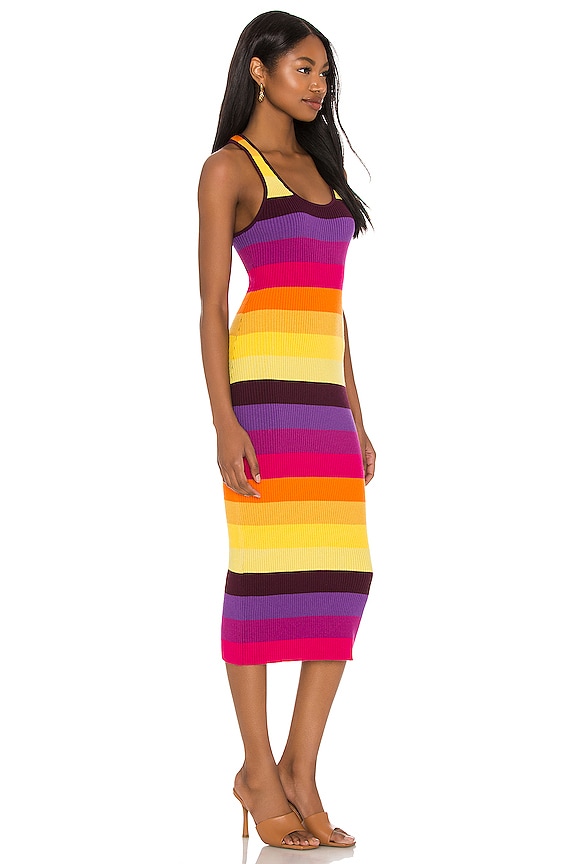 view 2 of 4 ПЛАТЬЕ in Prismatic Stripe