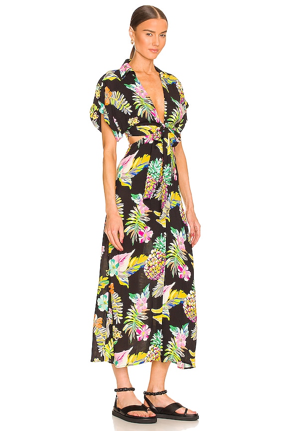 view 2 of 3 Mai Tai Might I Dress in Black Tropi Cali