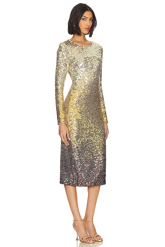 view 2 of 4 Kate Dress in Smokey Sunset Sequins