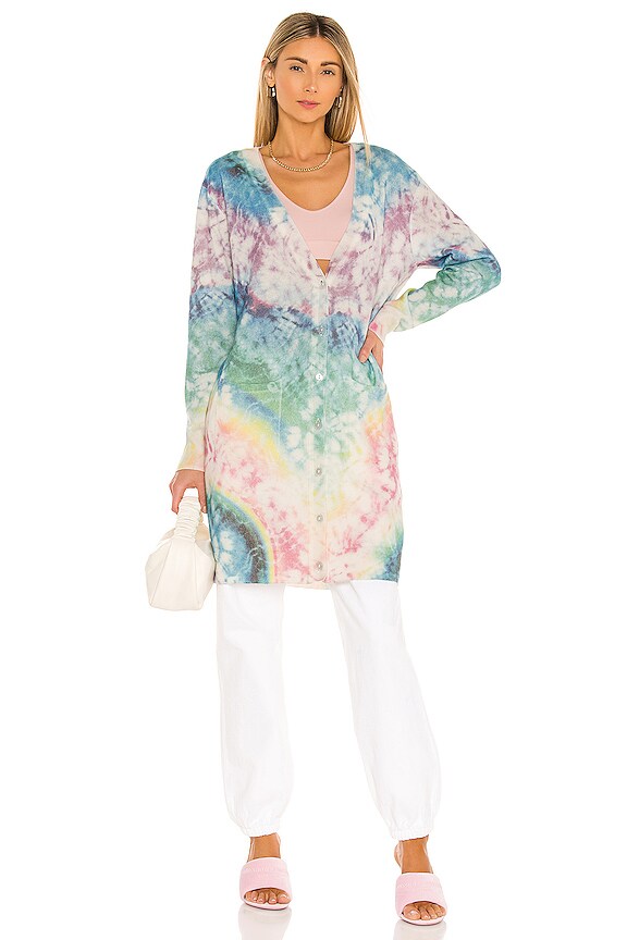 view 2 of 5 The Eclipse Cardigan in Tie Dye