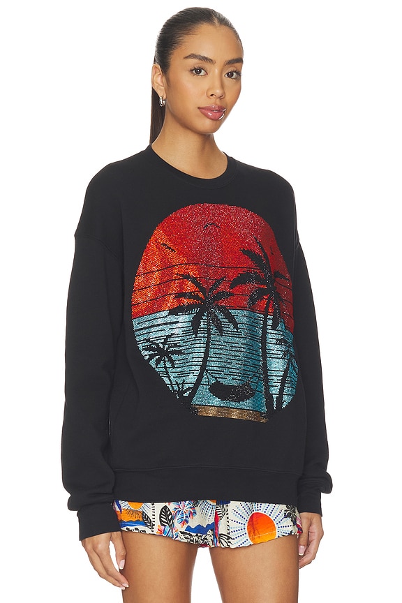 view 2 of 5 Shines At Night Sweatshirt in Black