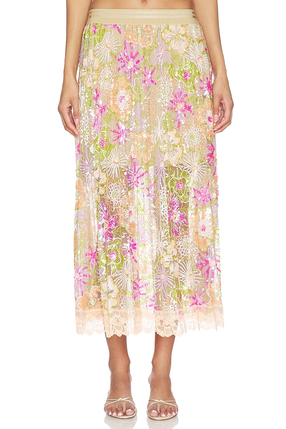 view 1 of 6 JUPE FLORI CULTURE in Flori Culture Sequins