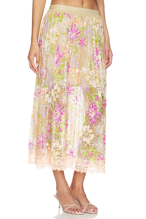 view 2 of 6 JUPE FLORI CULTURE in Flori Culture Sequins