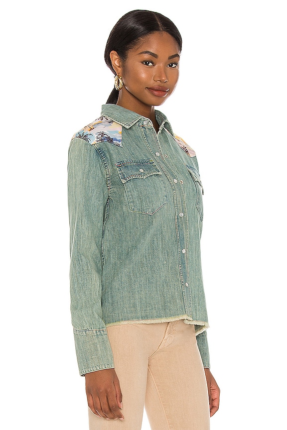 view 2 of 4 CHEMISE SURF COWBOY in Sun Faded Denim