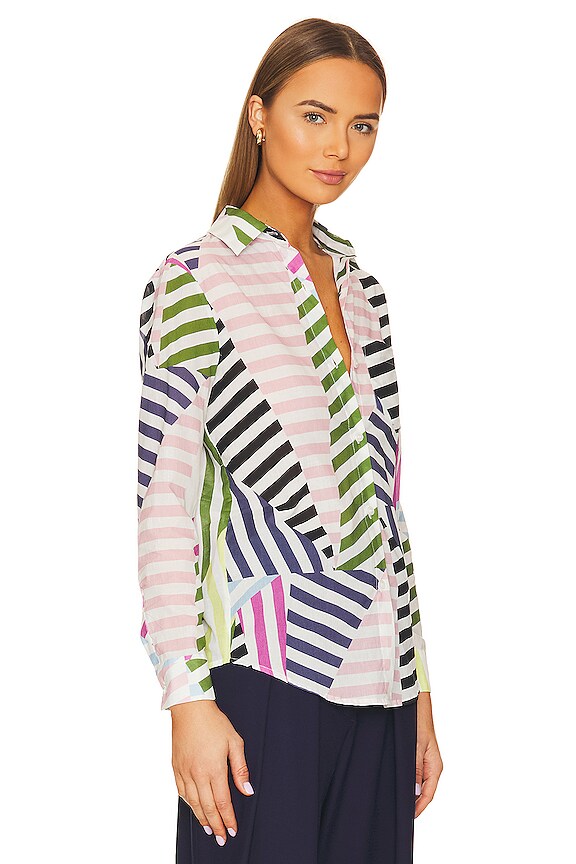 view 2 of 4 CHEMISE EX BF in Super Stripes