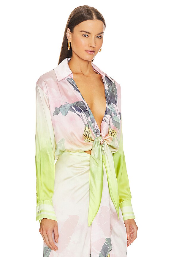 view 2 of 4 Casa Blanca Top in Banana Palms