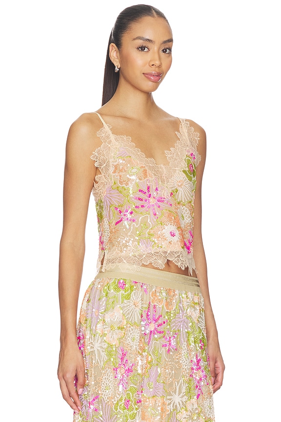 view 2 of 5 CAMISOLA FLORI CULTURE in Flori Culture Sequins