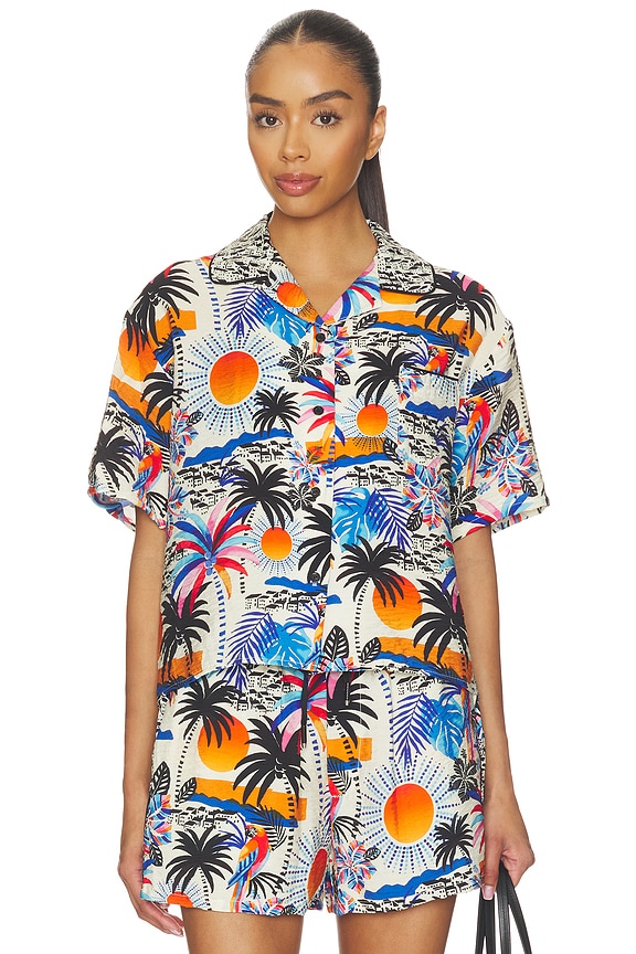 view 2 of 5 A Few Palms Camp Shirt in A Few Palms