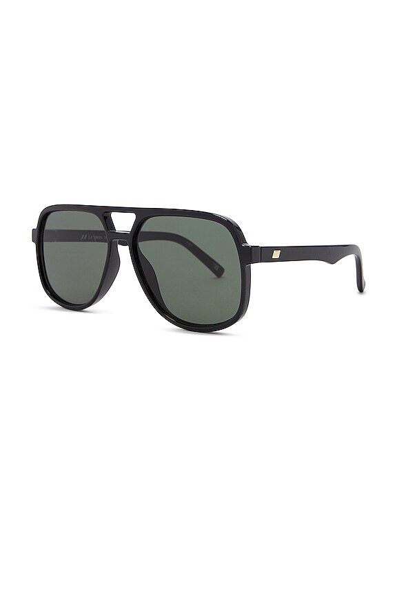 view 2 of 3 LUNETTES DE SOLEIL in Black & Khaki Mono