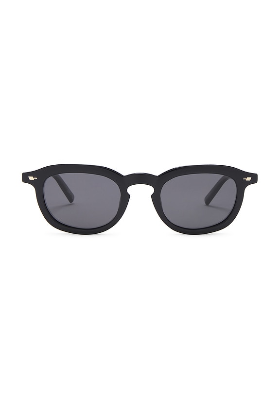 view 1 of 3 Heart Throb Sunglasses in Black & Smoke Mono Polarized