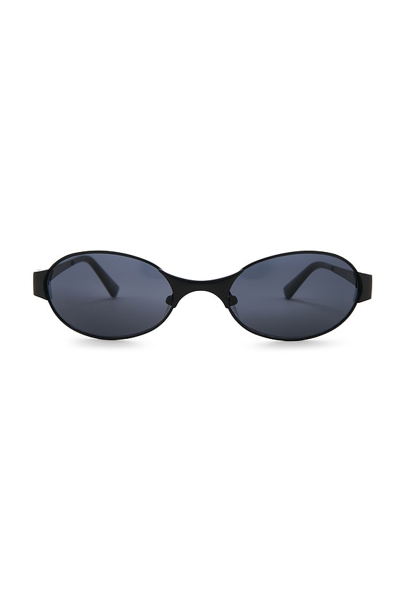 view 1 of 3 LUNETTES DE SOLEIL FROSTBITE in Black & Smoke Mono