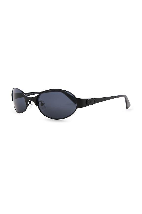 view 2 of 3 LUNETTES DE SOLEIL FROSTBITE in Black & Smoke Mono