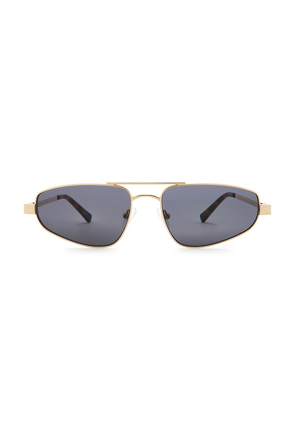 view 1 of 3 LUNETTES DE SOLEIL TREASURE in Gold & Smoke Mono
