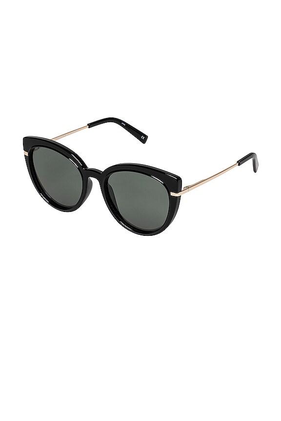 view 2 of 2 GAFAS DE SOL PROMISCUOUS in Black & Khaki Mono